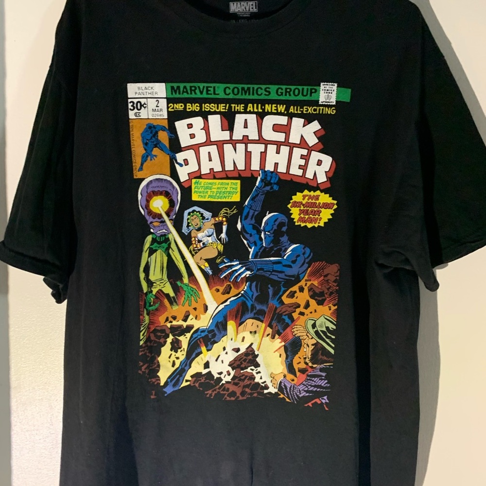 Black panther marvel tee